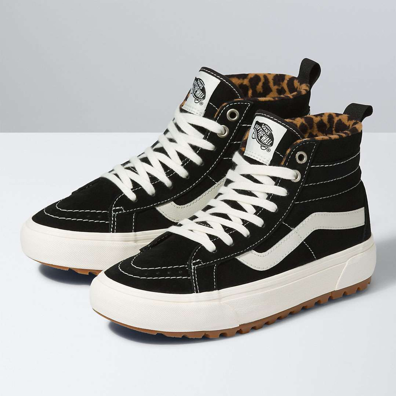 Vans Women's Suede Sk8-Hi MTE-1 Shoes - Black/ Leopard $ 114.99