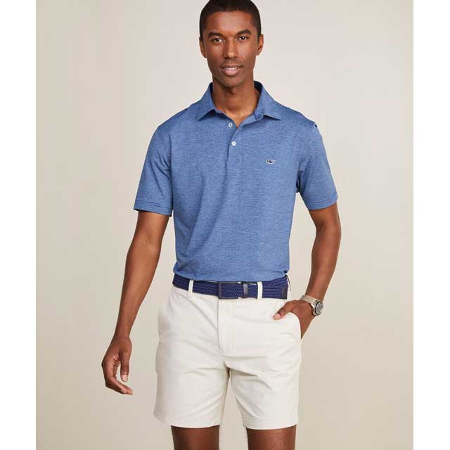 Vineyard Vines Men's Jean Stripe Sankaty Polo