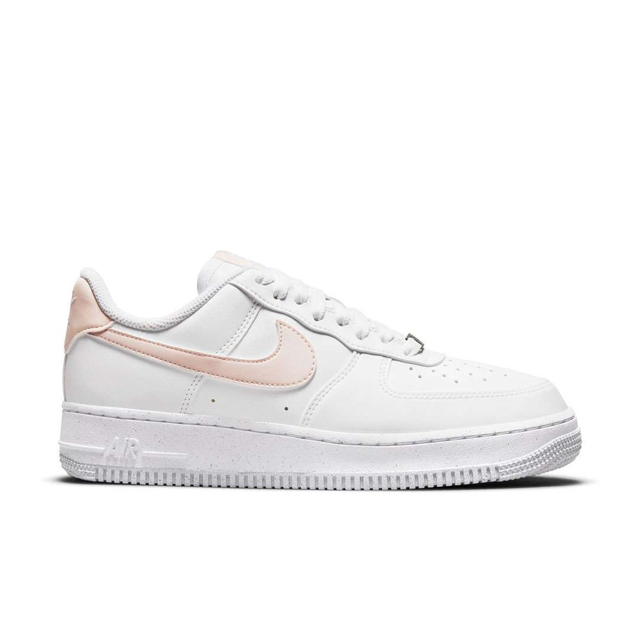 Nike Women's Air Force 1 '07 Nature Sneakers - White/ Pale Coral