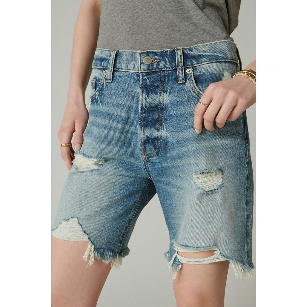 90s Loose Denim Shorts