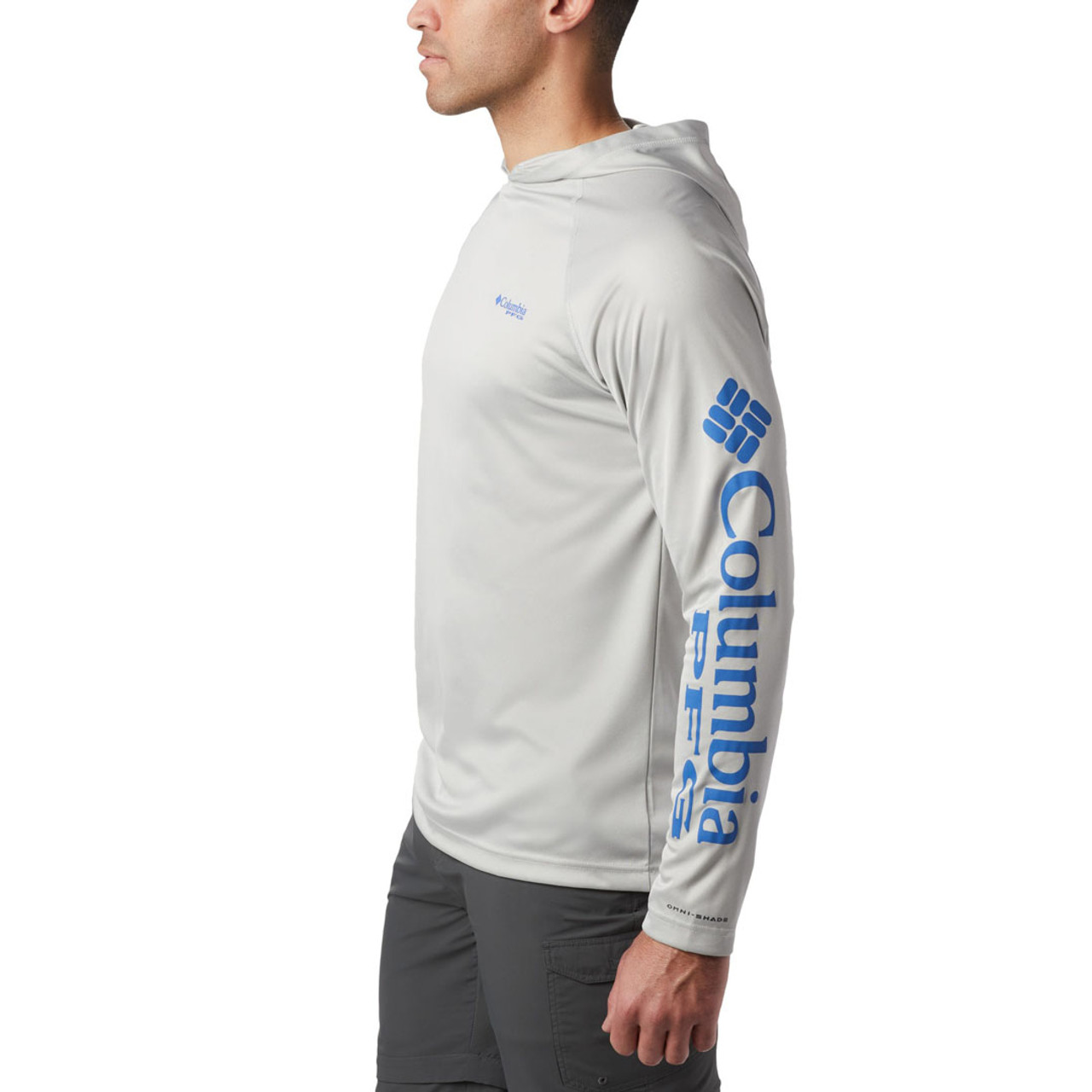  Columbia Men's PFG Terminal Tackle Heather Long Sleeve