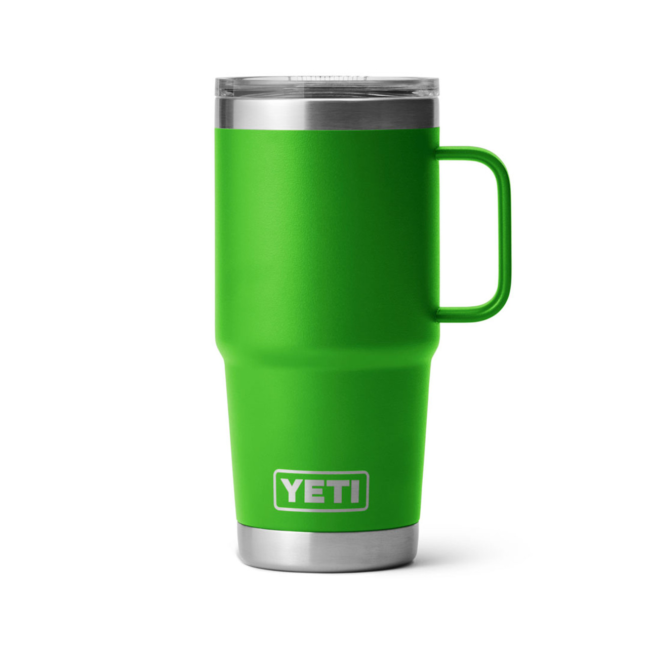 YETI Rambler Travel Mug with Straw Lid Comparison Strong Hold Lid Rescue  Red & Canopy Green 