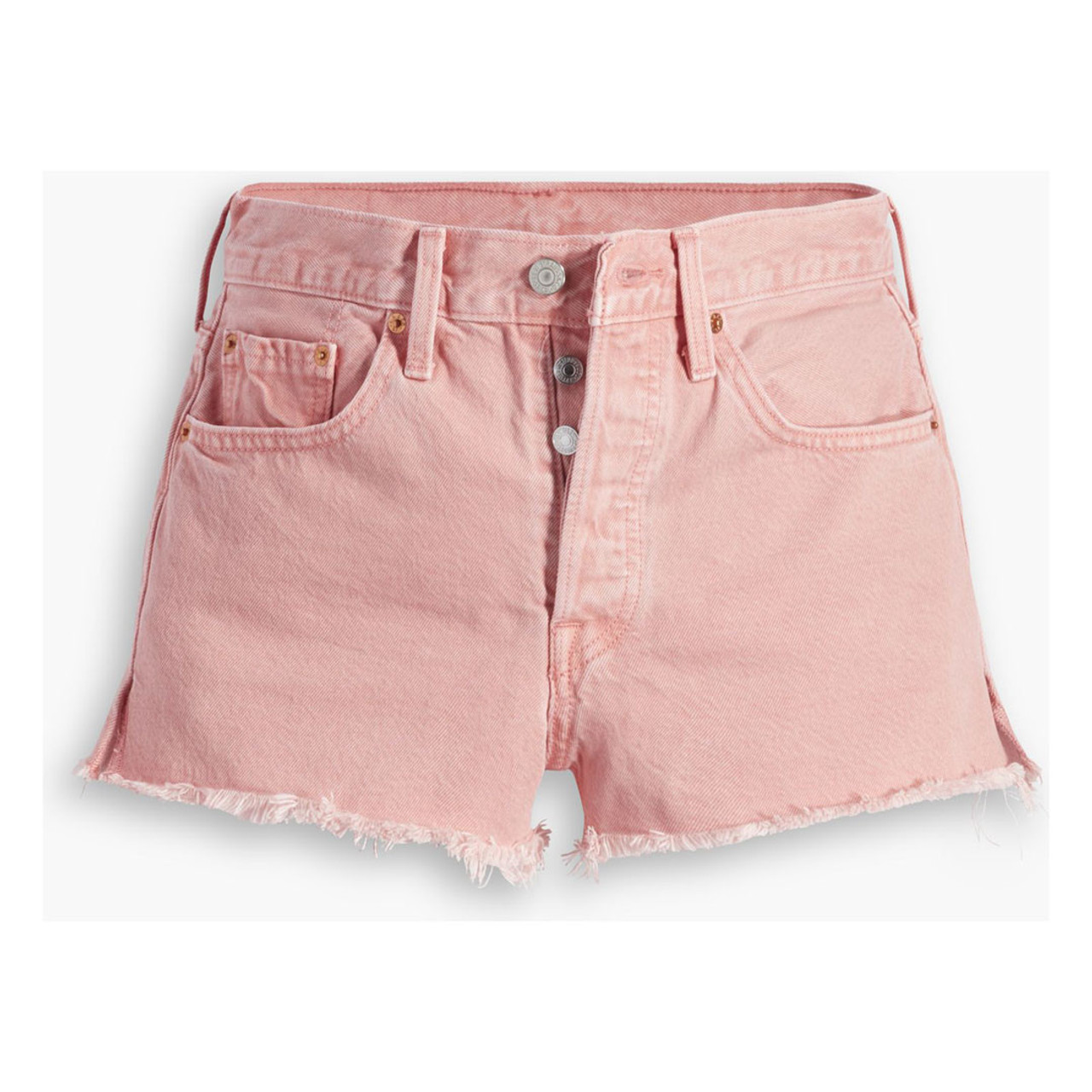 Levi's Women's 501 Original Denim Shorts - Medium Pink Garment Dye