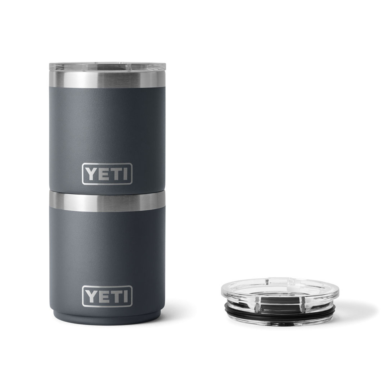 Yeti Rambler Lowball 10 Oz. Brick Red Stainless Steel Insulated