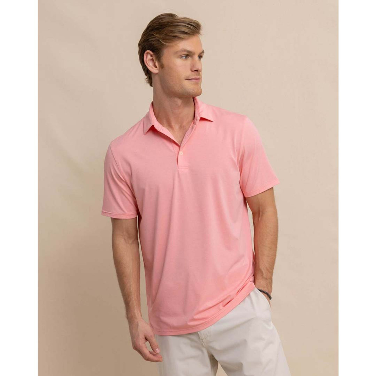 Southern Tide Men's brrr°®-eeze Heather Performance Polo