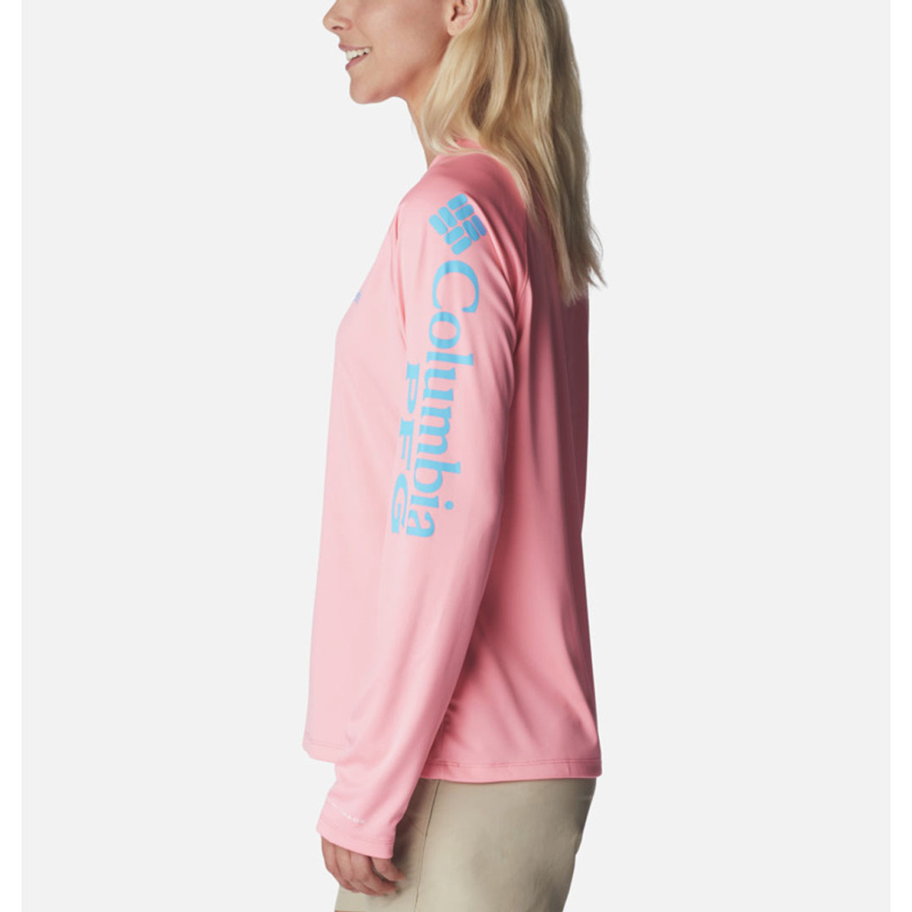 Shirt - Women's Columbia Plus Size PFG Tidal II Long Sleeve T  Selected  Homme Svart t-shirt med logga på fickan - Hotelomega Sneakers Sale Online