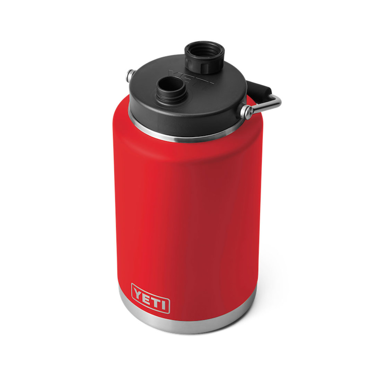  YETI Rambler Gallon Jug, Vacuum Insulated, Stainless Steel with  MagCap, Rescue Red: Home & Kitchen