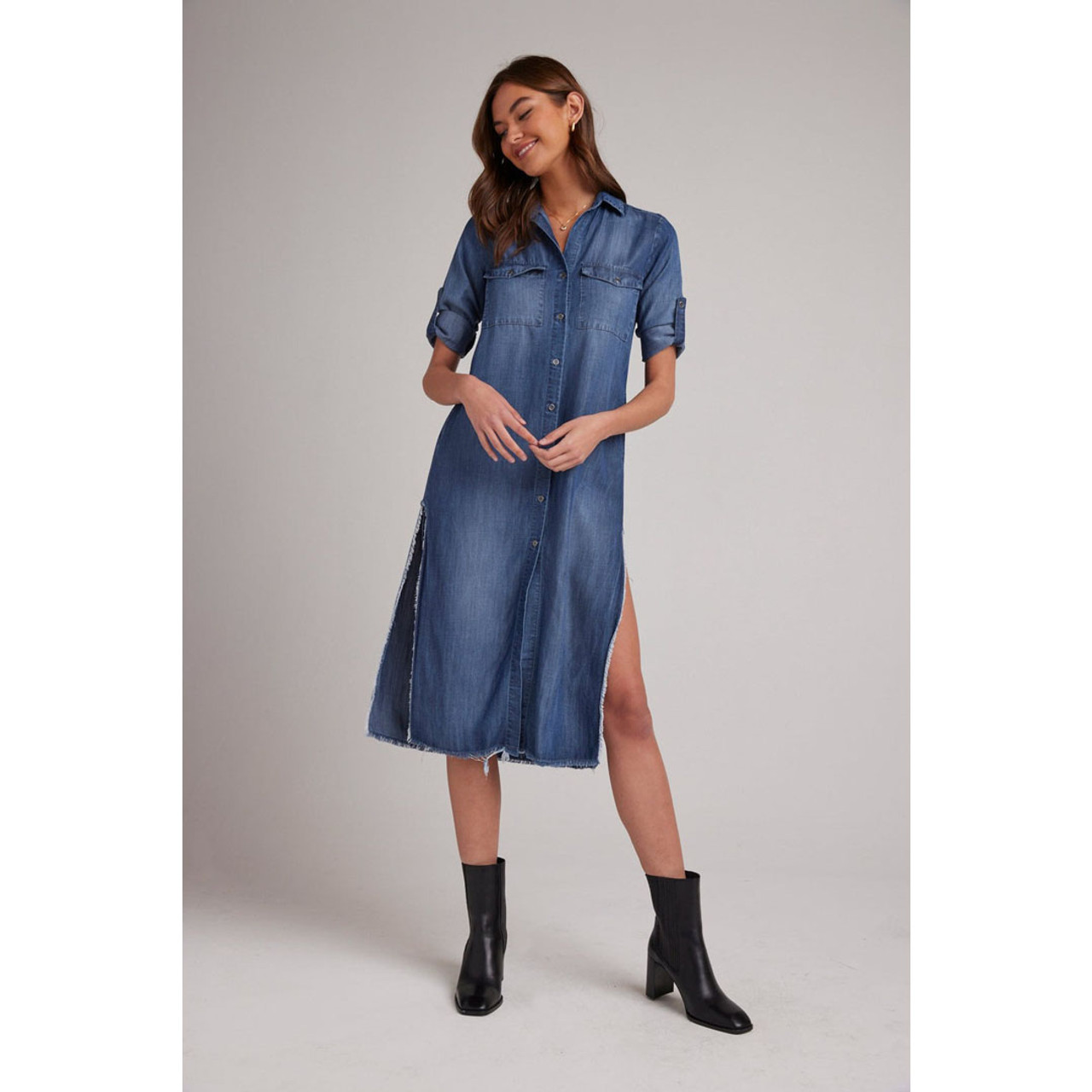 Bella Dahl Women s Midi Shirt Dress