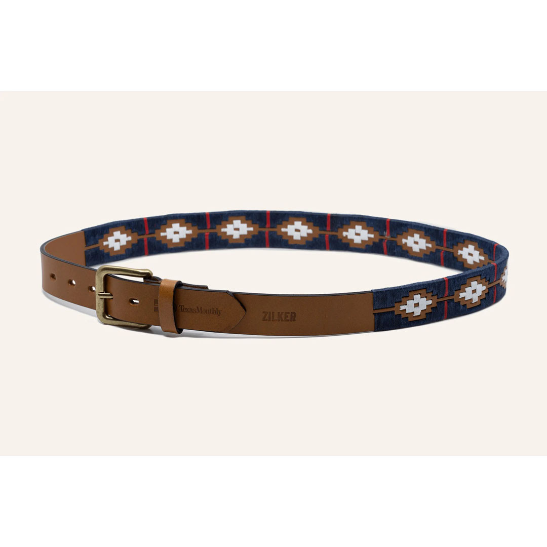 Zilker Belts Texas Monthly 50th Anniversary Belt