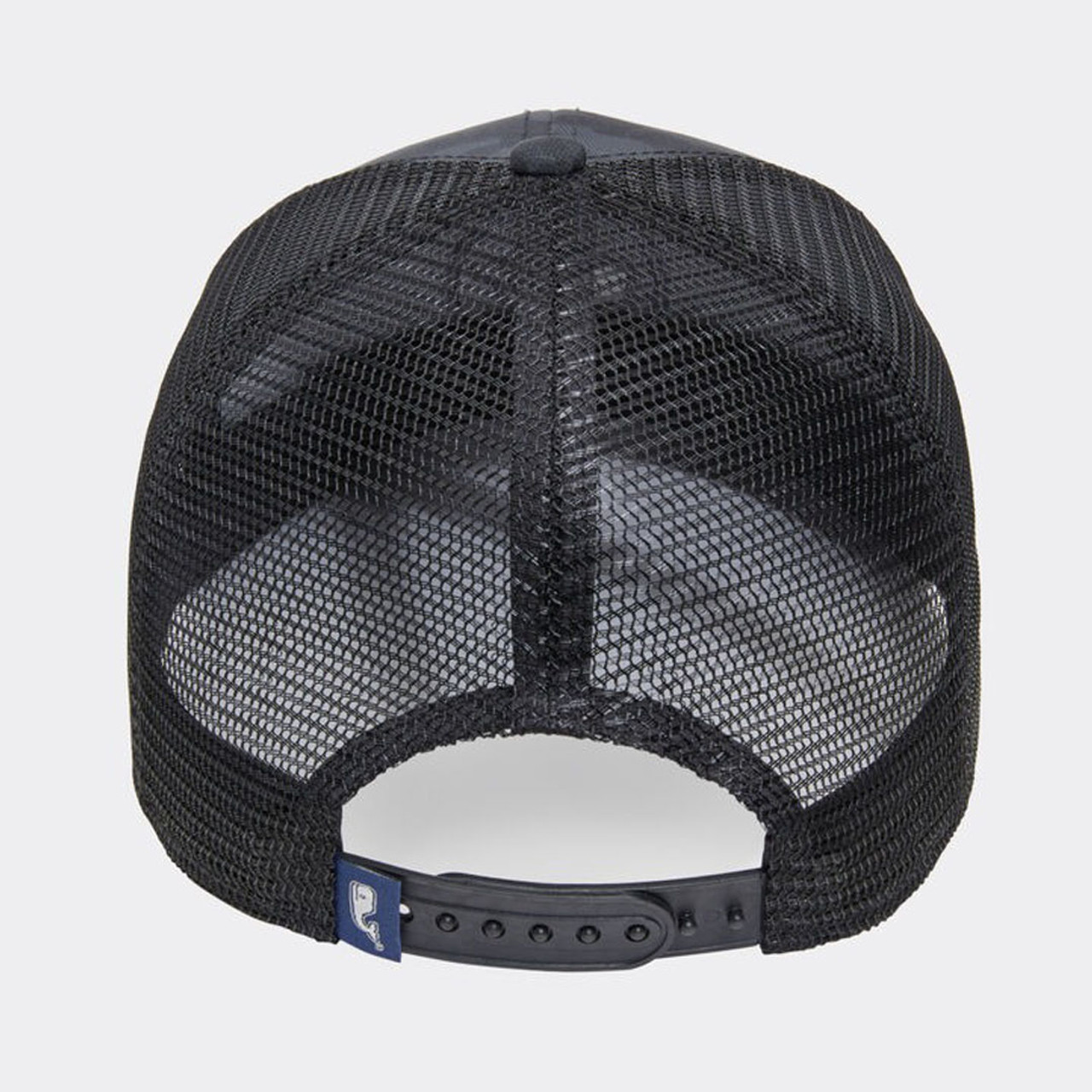 Vineyard Vines Men's Whale Logo Leather Strap Baseball Hat