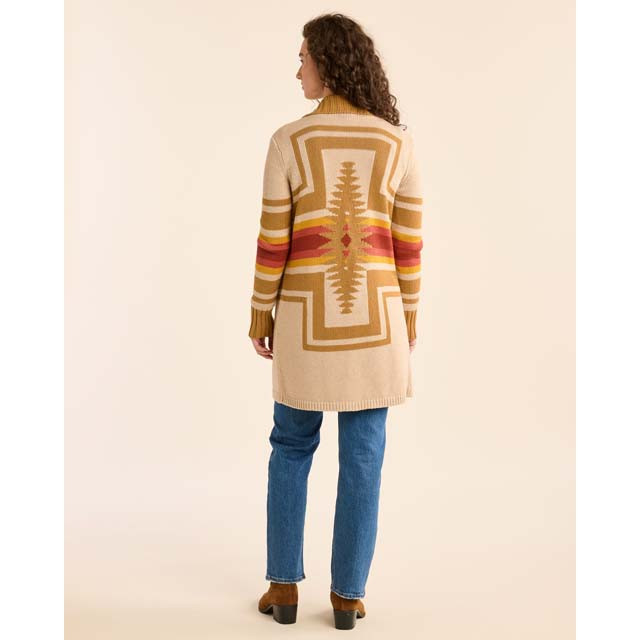 トップス 70s-80s PENDLETON Ombre Wool Cardigan Pendleton MOHAIR RELAXED SHAGGY CARDIGAN - SPIDER ROCK - The Great