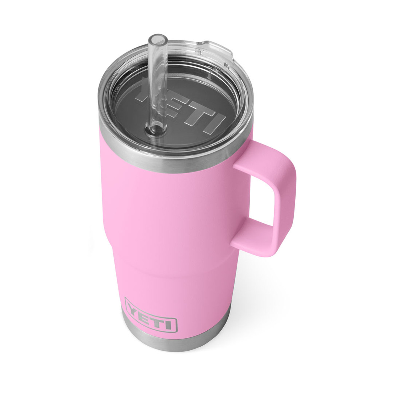 YETI Rambler 25 oz Mug with Straw Lid - Power Pink
