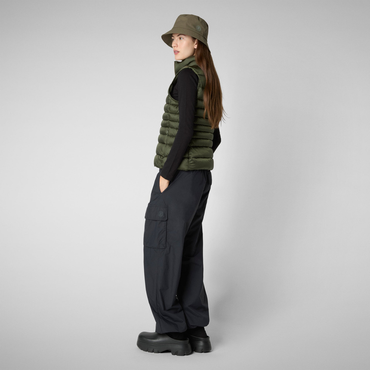 アットラスト OLIVE PULLOVER VEST 36 アットラスト OLIVE PULLOVER VEST 36