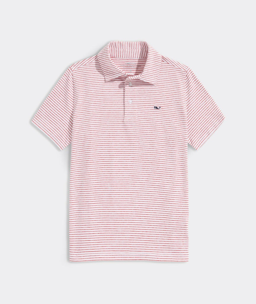 Vineyards Vines Boys' Bradley Stripe Sankaty Polo TYLER'S