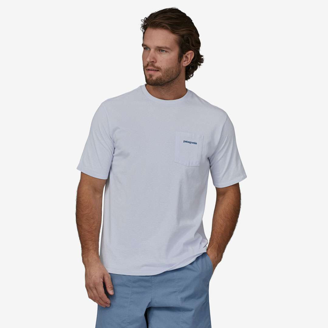 【patagonia】Men's Boardshort Logo Pocket Responsibili-Tee Patagonia Men's Boardshort Logo Pocket Responsibili-Tee®