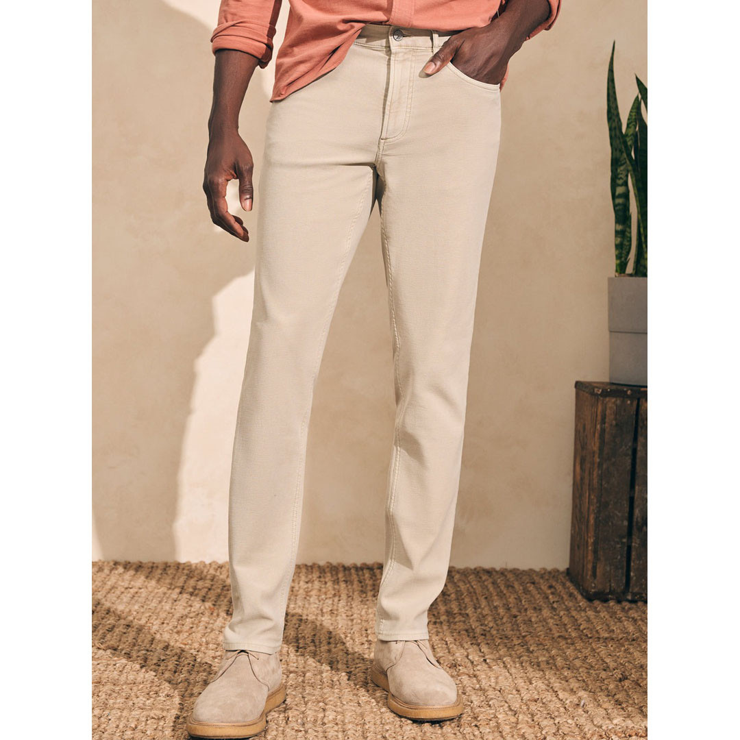 Faherty Men's Stretch Terry 5 Pocket Pants | TYLER'S