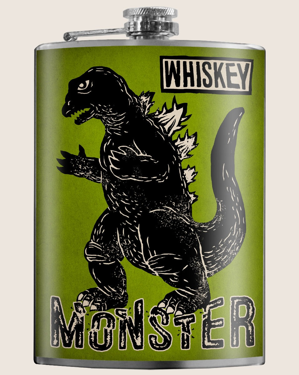Trixie & Milo Whiskey Monster Flask