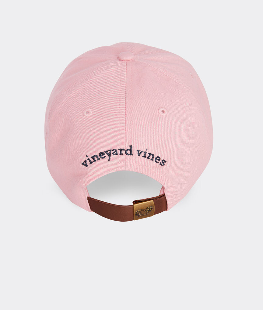 NWT Aquamarine Vineyard Vines  Classic Cotton pink Logo Baseball Hat UNISEX Vineyard vines baseball hat - Gem main image 3