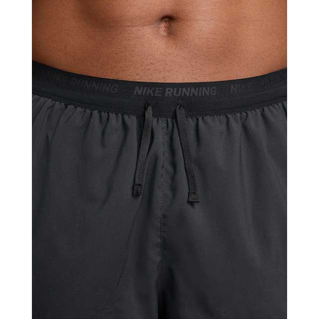 nike running flex stride 5 inch shorts in black