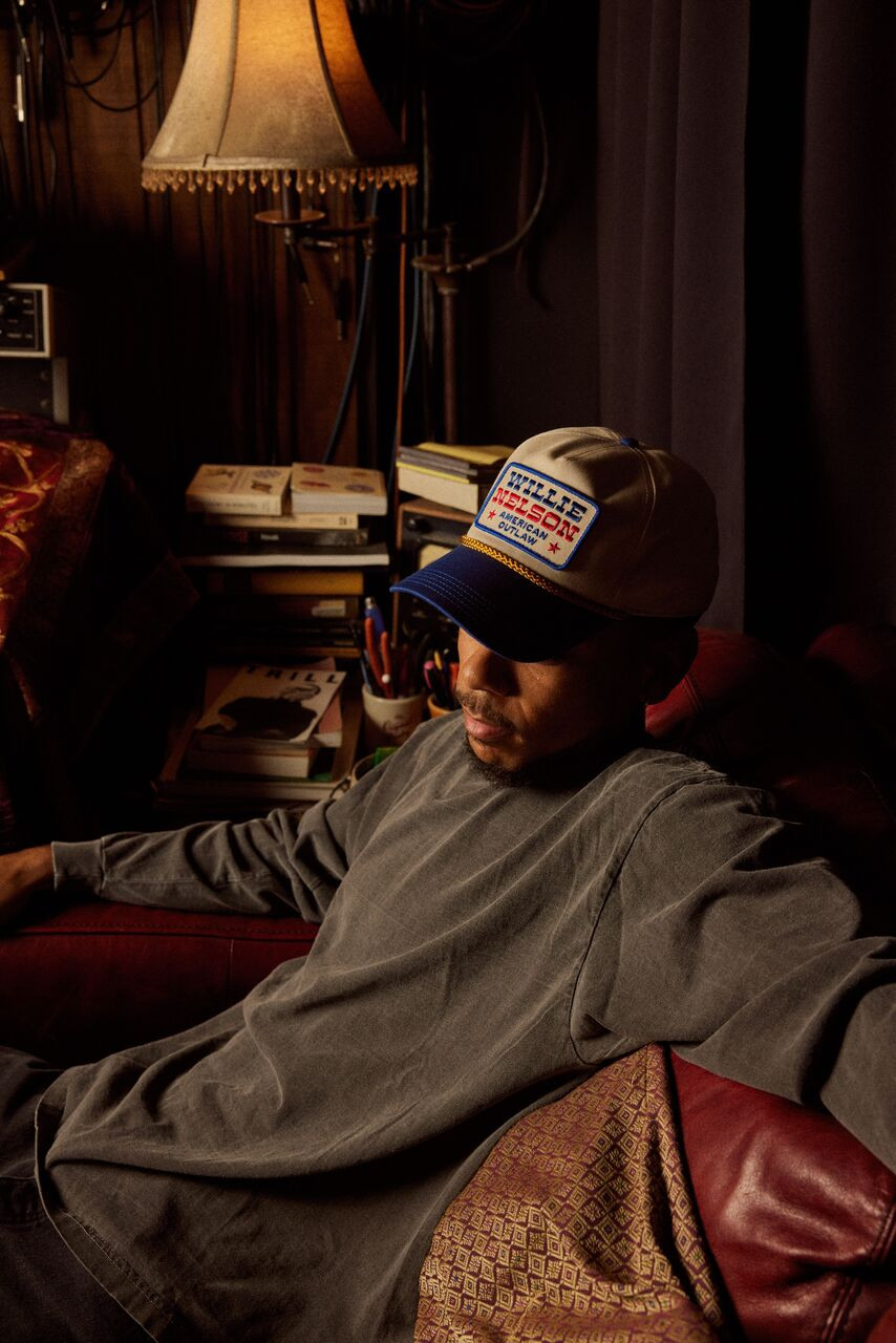 American Needle Willie Nelson Roscoe Snapback Hat | TYLER'S