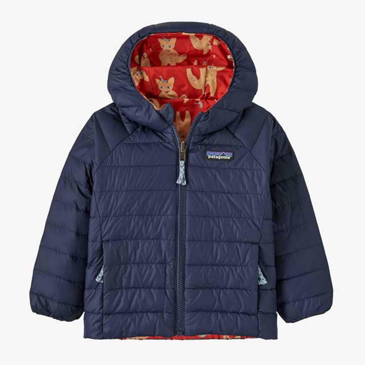 Patagonia Toddlers' Reversible Down Sweater Hooded Jacket
