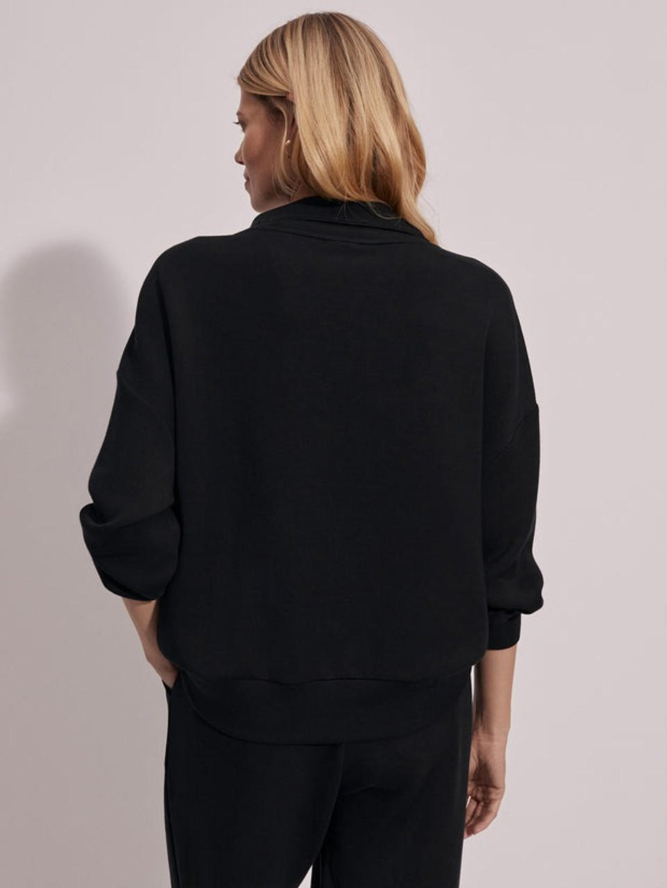 (取寄) バーリー レディース ハーレイ 1/2 ジップ セーター Varley women Hawley 1/2 Zip Sweater Black Varley Women's Hawley Half Zip Sweat Pullover | TYLER'S