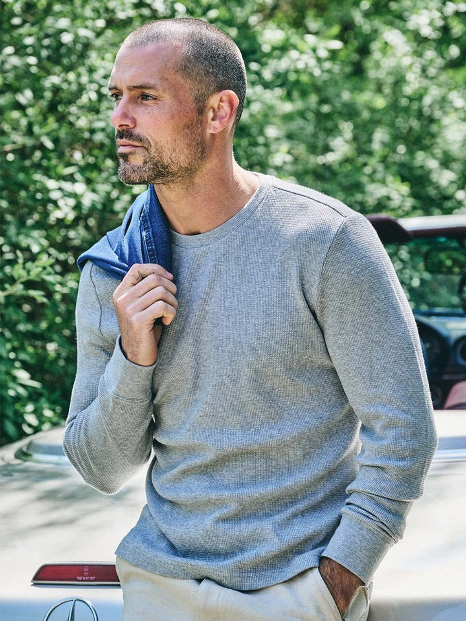 Fair Harbor Men's Hudson Waffle Crew| TYLER'S