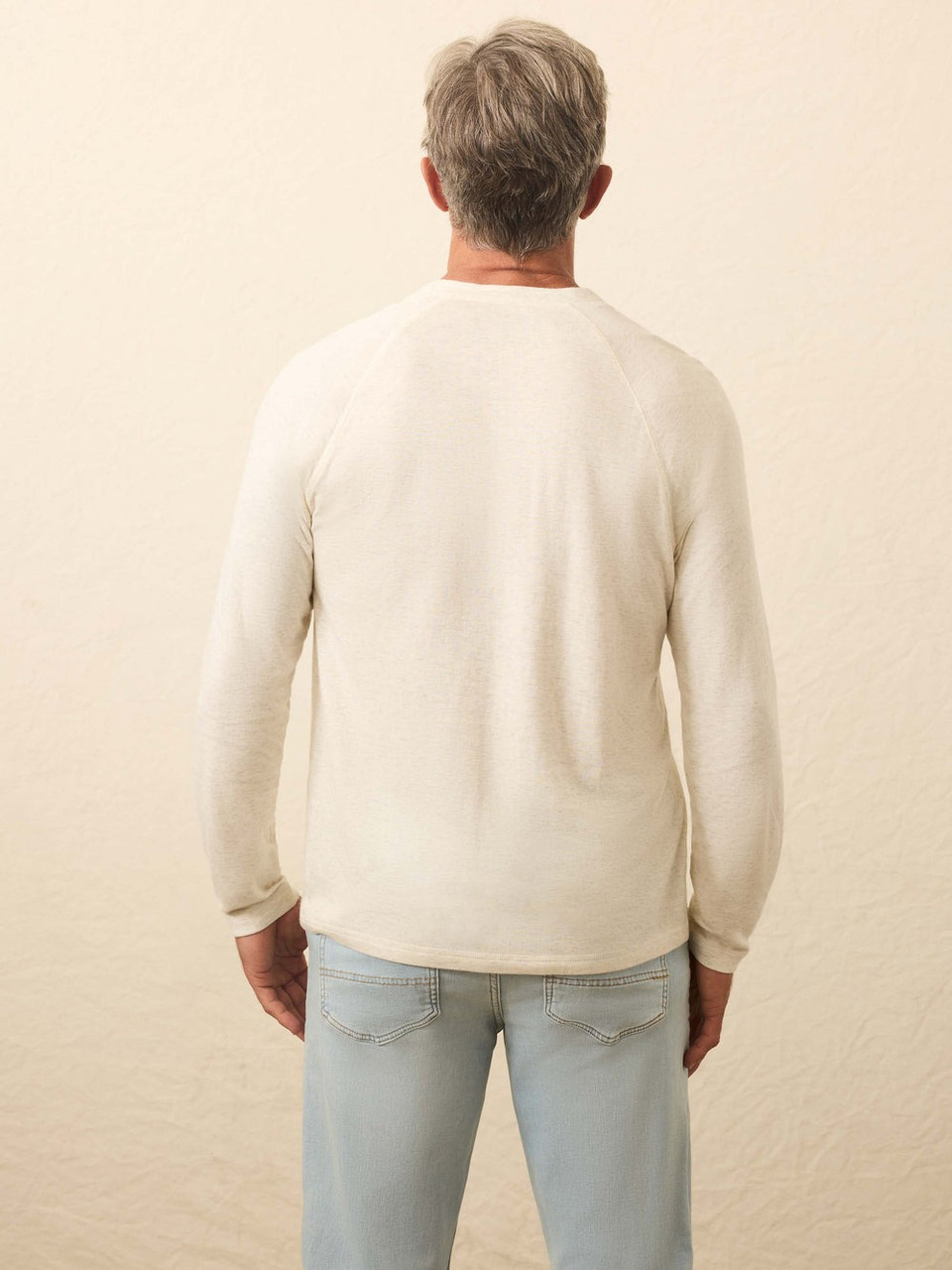 Faherty Men's Long Sleeve Cloud Henley | TYLER'S