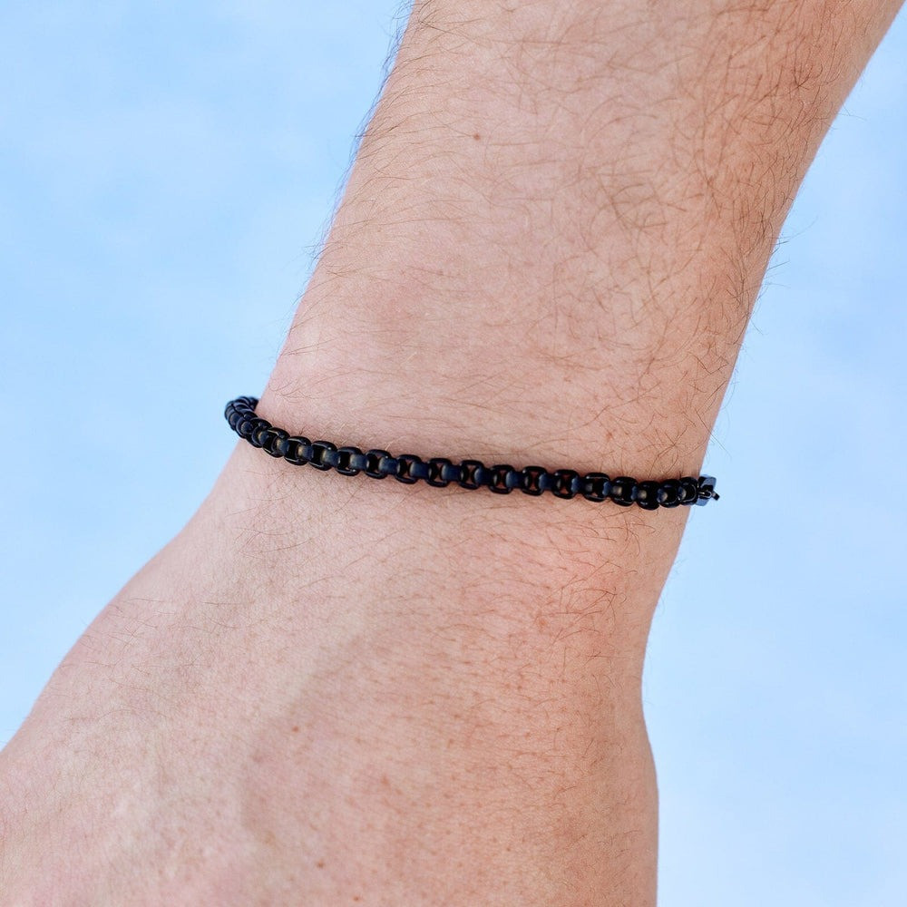 Pura Vida Men's Carabiner Clasp Chain Bracelet TYLER'S - Main Image