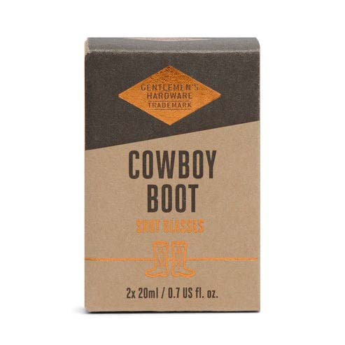 Gentlemen's Hardware Cowboy Boot Shot Glasses