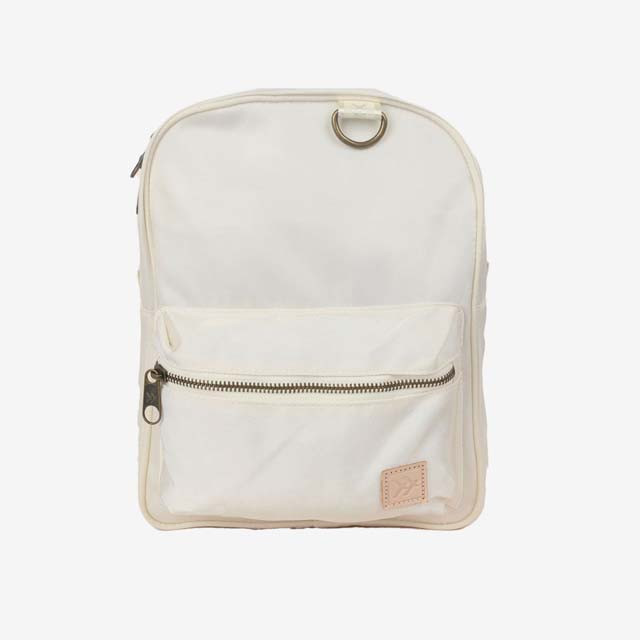 full mini backpack Sloan Six compartments include 1 interior zip Personalized Black Leather Mini Backpack-Backpacks