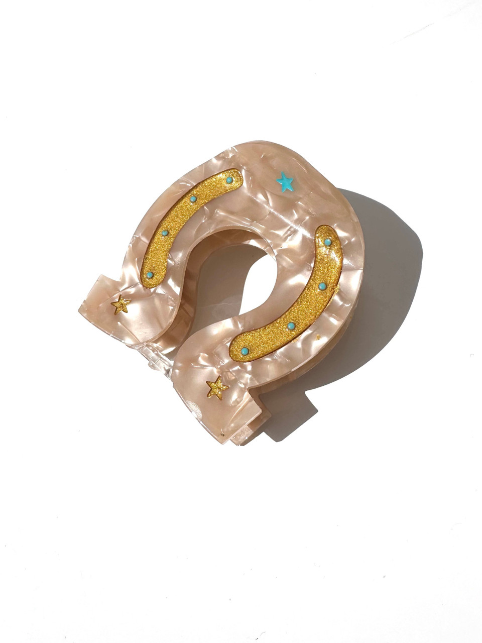 Solar Eclipse Lucky Horseshoe Hair Claw Clip | TYLER'S