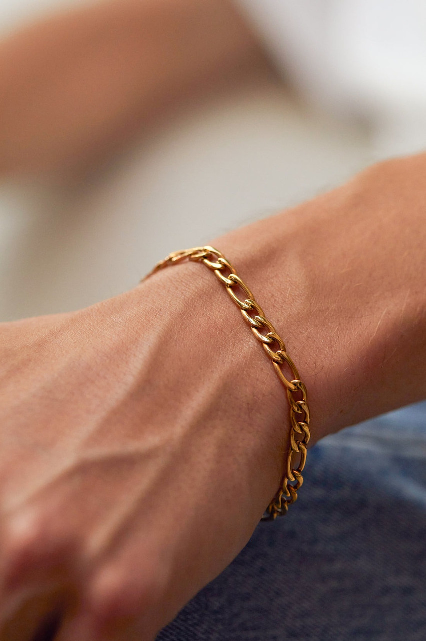 Bartlett London Men's Figaro Chain Bracelet | TYLER'S