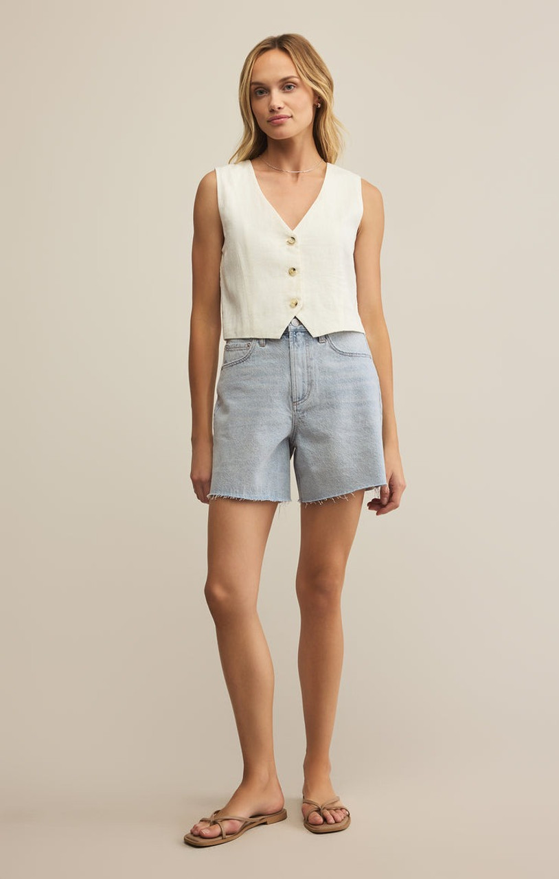 【PORTERNA】art denim short one piece Z Supply Women's Porter Denim Shorts | TYLER'S