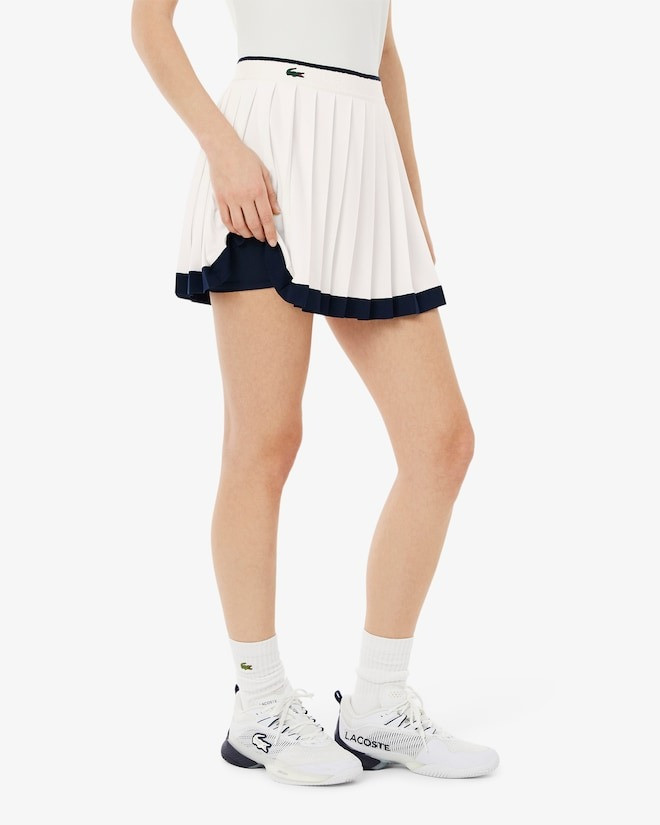 Lacoste Women's Ultra Dry Tennis Heritage Stretch Skirt