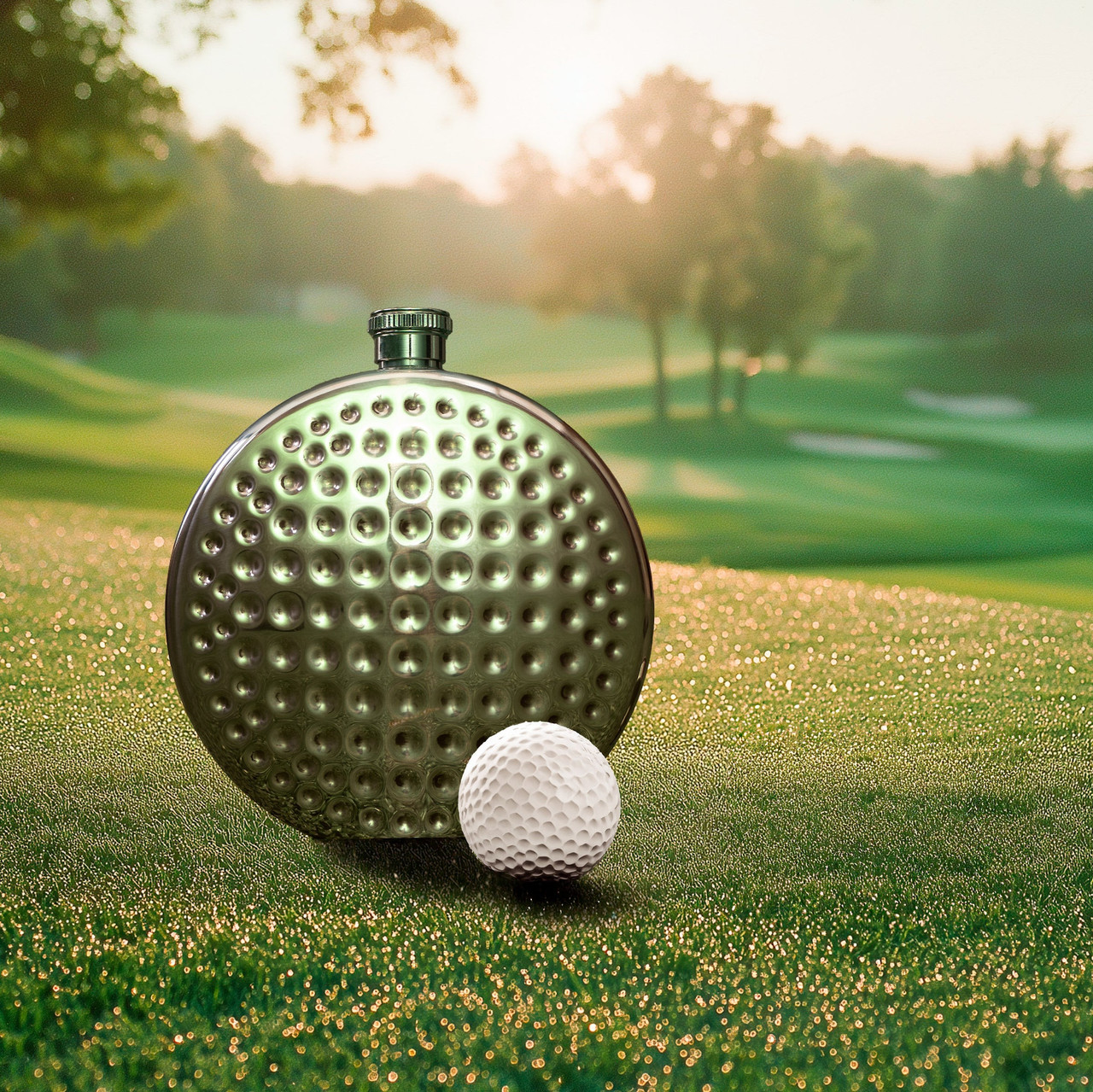 Kikkerland Golf Ball Flask - Thumbnail 3