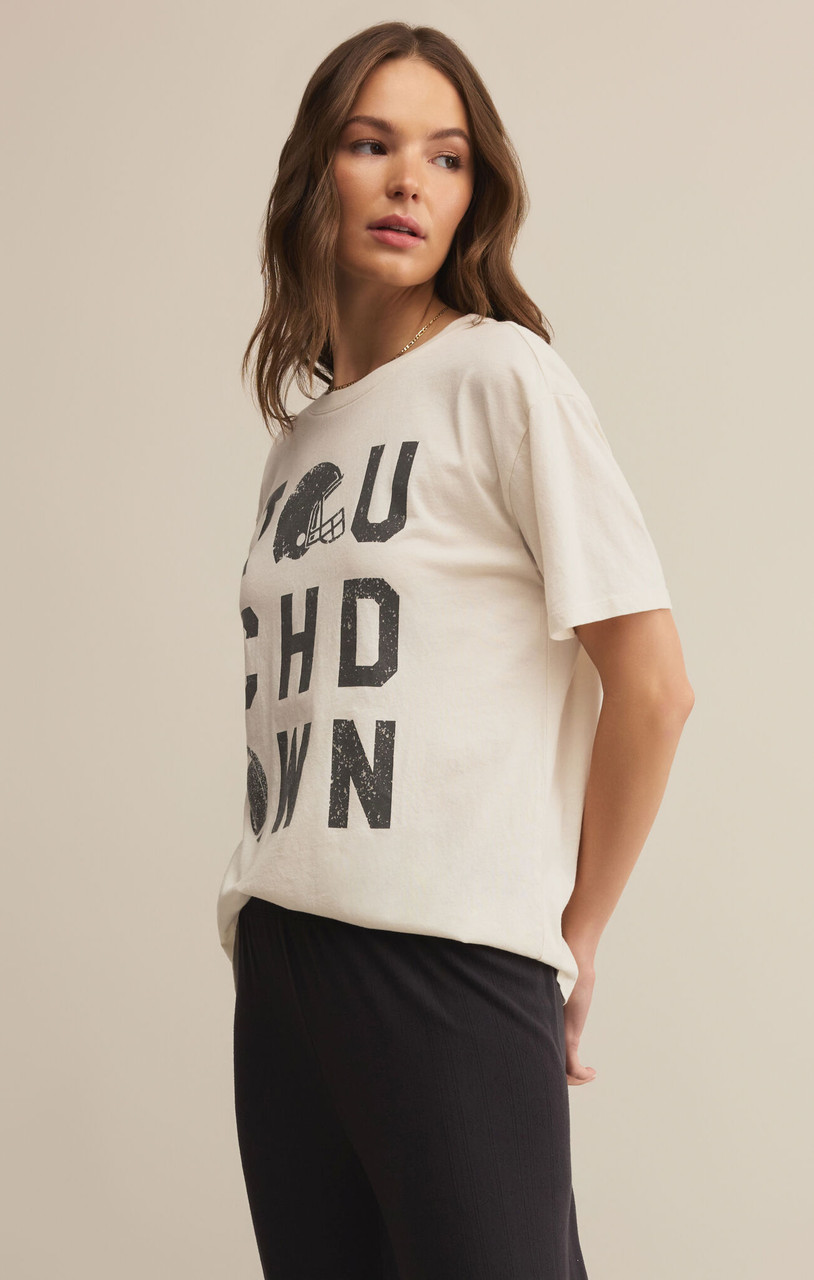 Z Supply Women's Boyfriend Touchdown Tee | TYLER'S
