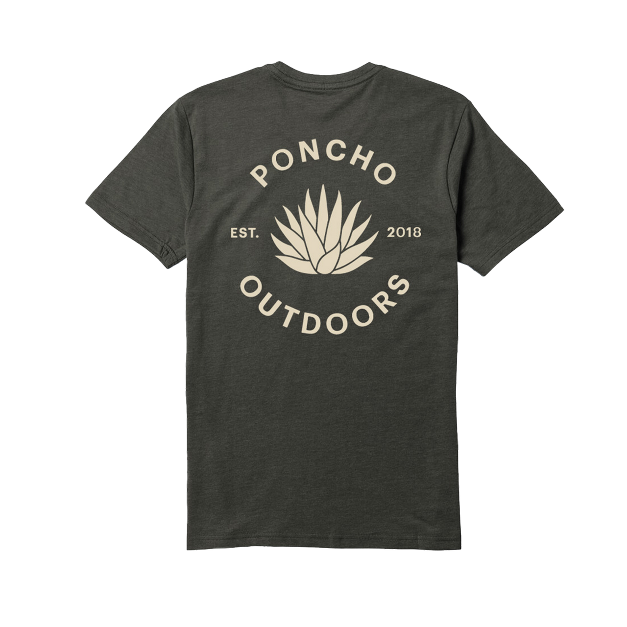 Poncho Outdoors Men's Black Agave T-Shirt | TYLER'S