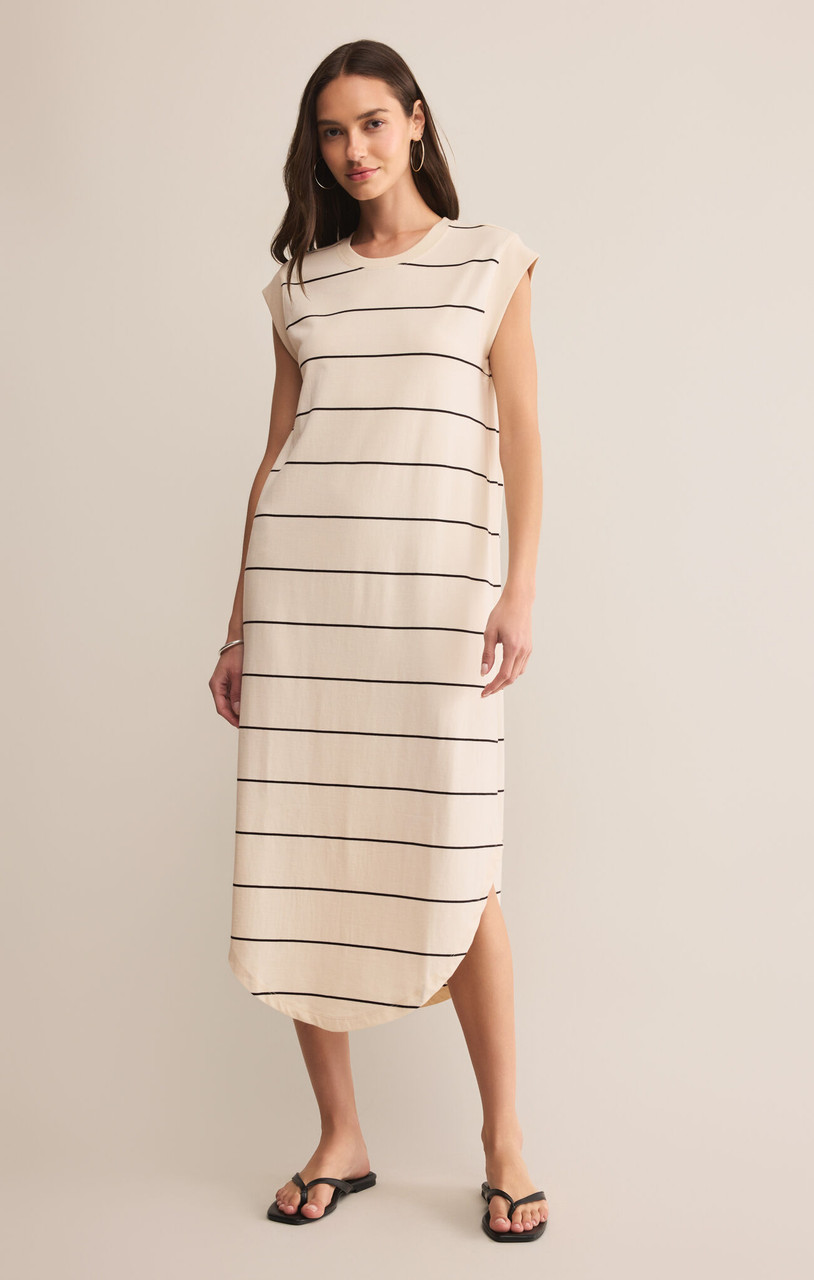 トップス shury labyrins Z Supply Women's Calabasas Stripped Mini Dress | TYLER'S