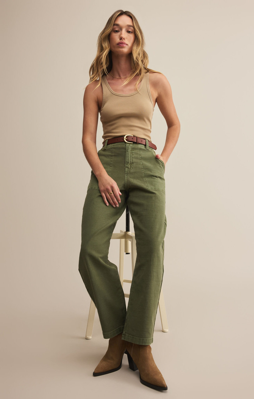 【新品・XL】ブリストル　PRACTICE L/S BAGGY TOP Z Supply Women's Olive Twill Pants | TYLER'S