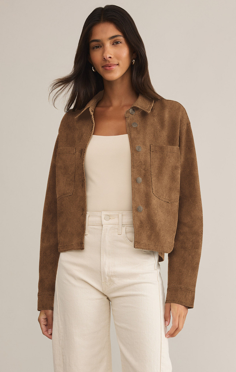 ジャケット・アウター azup36 Z Supply Women's All Day Suede jacket | TYLEr'S