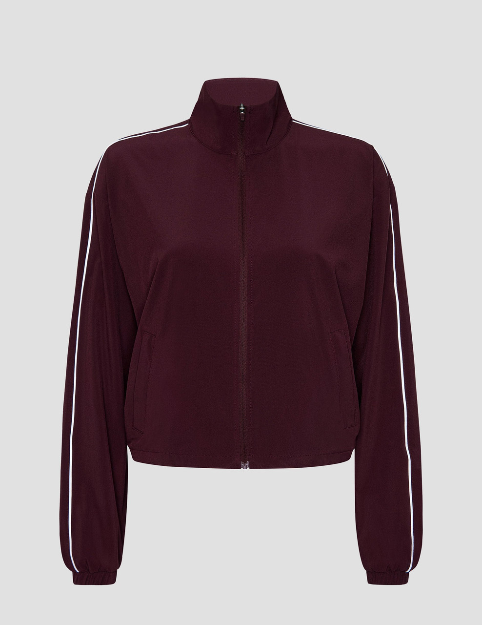 【X-girl】OFF THE SHOULDER TRACK JACKET Burgundy Puma Women's Track Jacket x VOGUE | SVD
