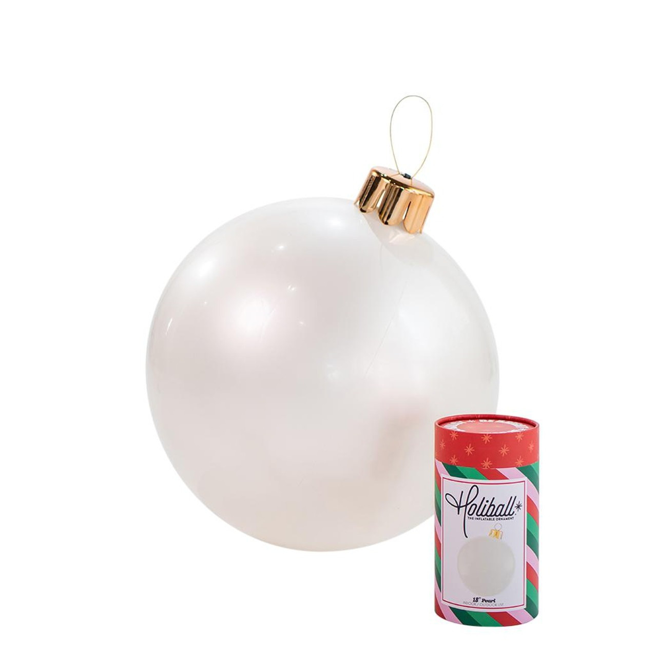 Holiball 18" The Inflatable Christmas Ornament - Thumbnail 2