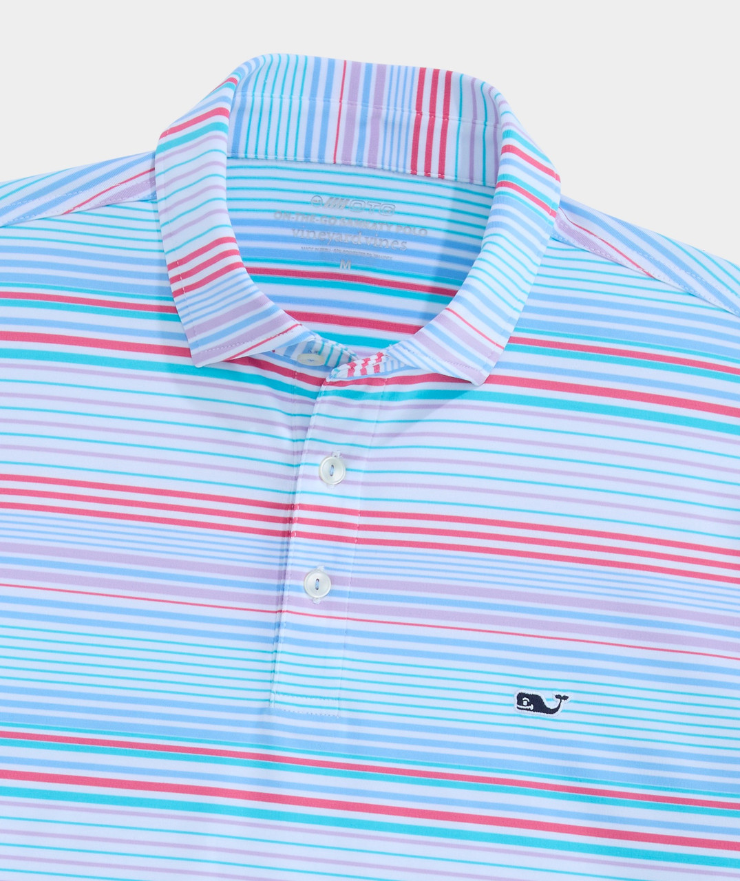 Hella/ヘラ 24春夏 PATCHWORK RACE BL Vineyard Vines Performance Conch Stripe Polo | TYLER'S