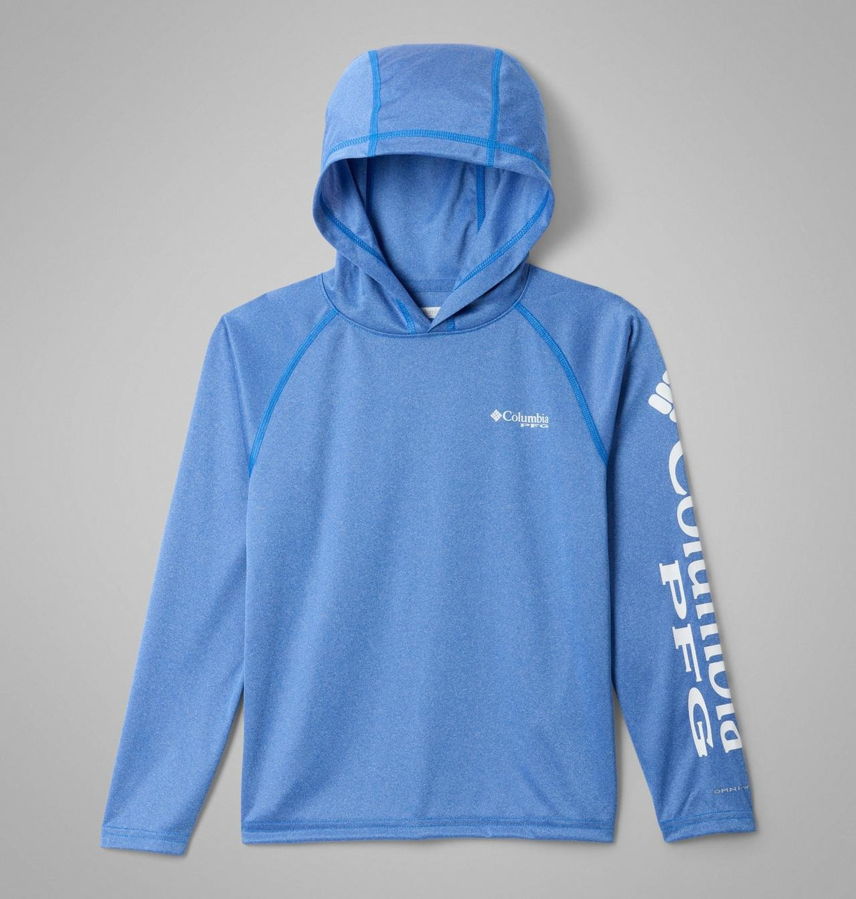 Columbia Terminal Tackle Hoodie Sweat à Capuche, Atoll/Logo Blanc, L (Longue) Homme