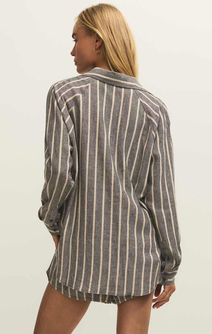 Z Supply Women's The Perfect Linen Striped Top | TYLER'S