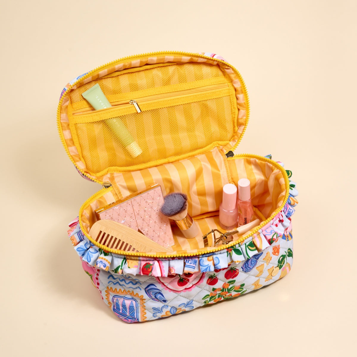 The Darling Effect Glam & Go Quilted Cosmetic Bag