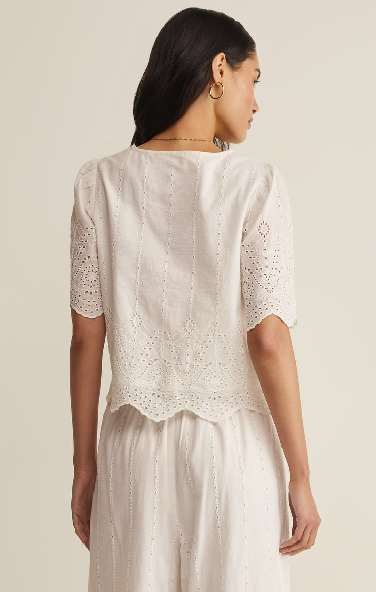 Z Supply Women's Oceanside Embroidered Top | TYLER'S