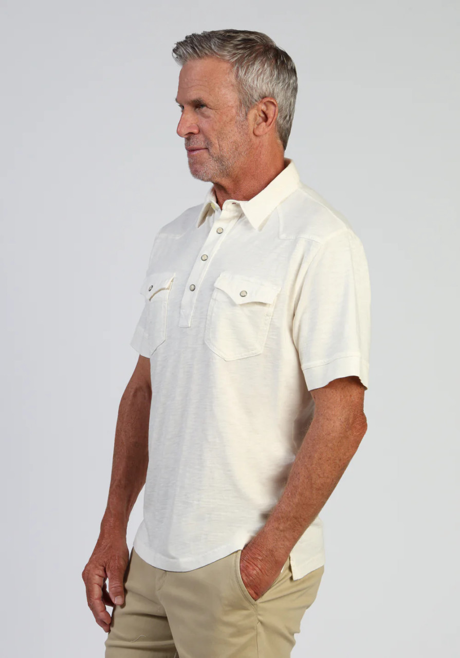 True Grit Men's Slub Western Polo | TYLER'S