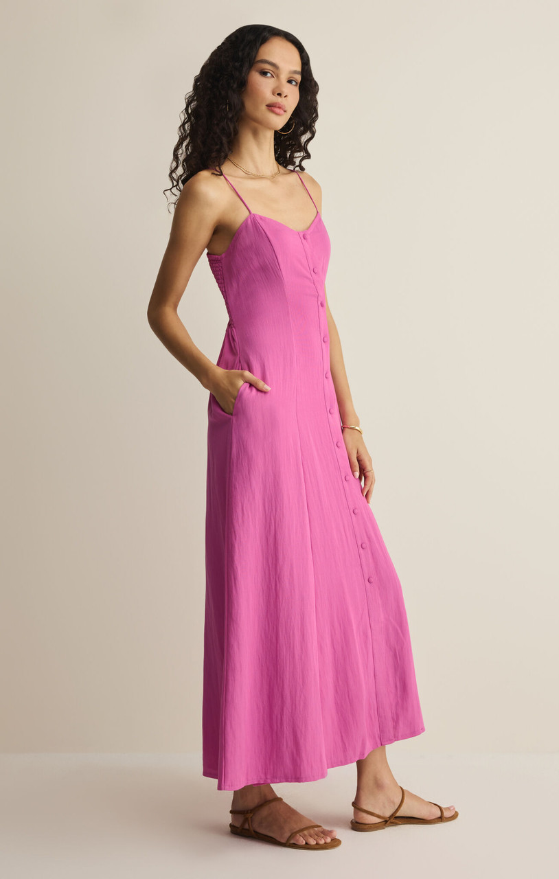 z supply pink dress Z Supply Granada Maxi Dress